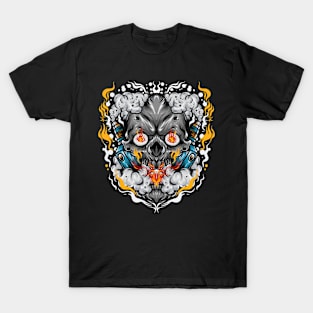 Skull smoke T-Shirt